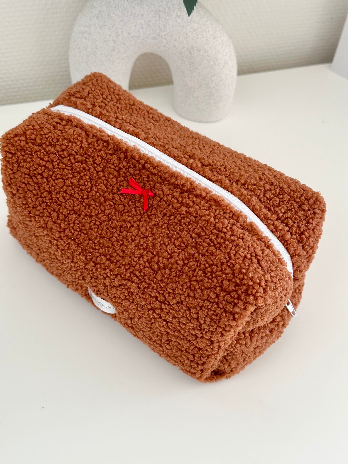 Trousse de toilette en peluche 🧸 /moumoute